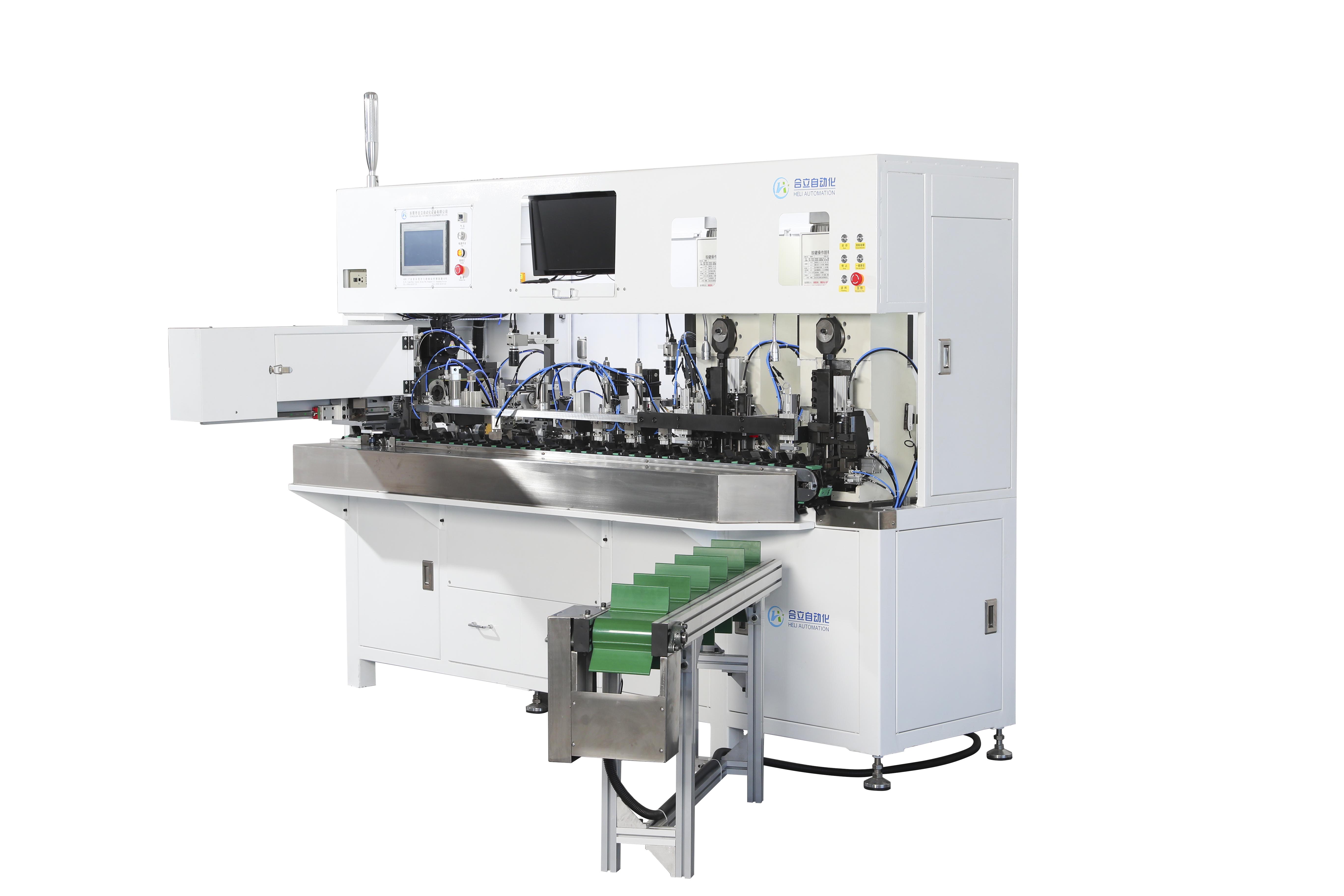 Three-core Automatic Terminals Stripping Crimping Machine