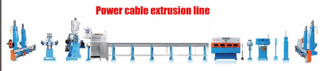 Power cable extrusion line solution